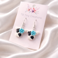 Holstein Cow (Small) Clay Earrings