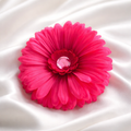 Hot Pink Flower Hair Clip