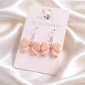 Bow Clay Earrings